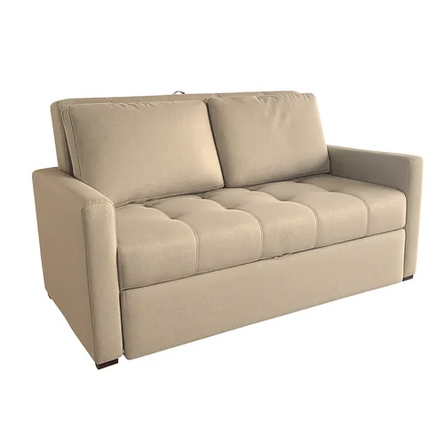 Sofá Cama Dallas 2 Cuerpos 150cm - Beige Aqua Block - Sillones y sofás, Uruguay | Berna home