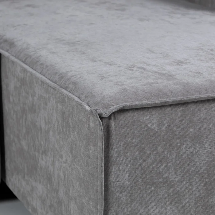 Rinconera Urban - Tela Microfibra - Chaise derecho - 12074 (Ceniza) en Gris - Sillones y sofás, Uruguay | NYR, vista 3