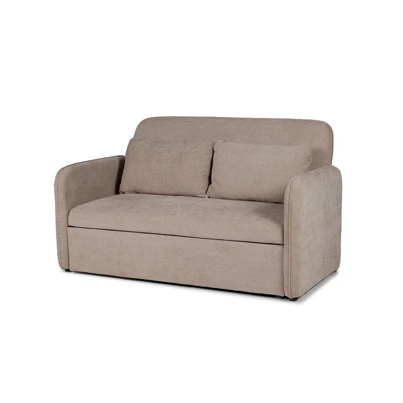 Sofá Cama Spazio - Tela Microfibra - 130 (Beige) en Beige - Sillones y sofás, Uruguay | NYR