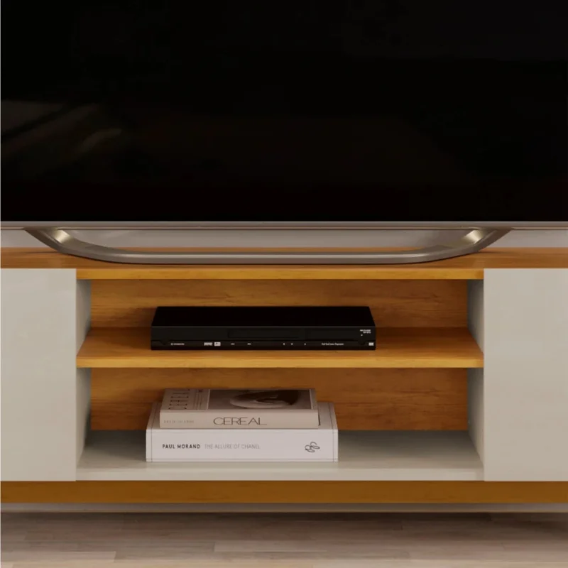 Rack para TV Age - Terminación Bali/Cedro en Madera natural - Muebles para TV, Uruguay | Ecowood, vista 3