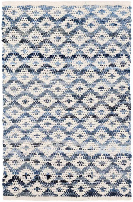 DENIM RAG DIAMOND IVORY WOVEN ALGODON en Blanco - Textiles, Uruguay | Sentido Jose Ignacio