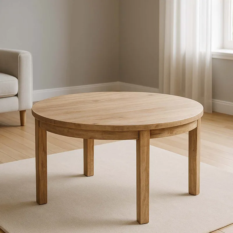 Mesa De Comedor Madera Natural-beige Mango en Madera natural - Mesas de comedor, Uruguay | Divino