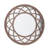 ESPEJO CIRC. MARCO DISEÑO TRIANGULOS D50CM MADERA en Madera natural - Espejos, Uruguay | Decohogar, vista 1 de 3
