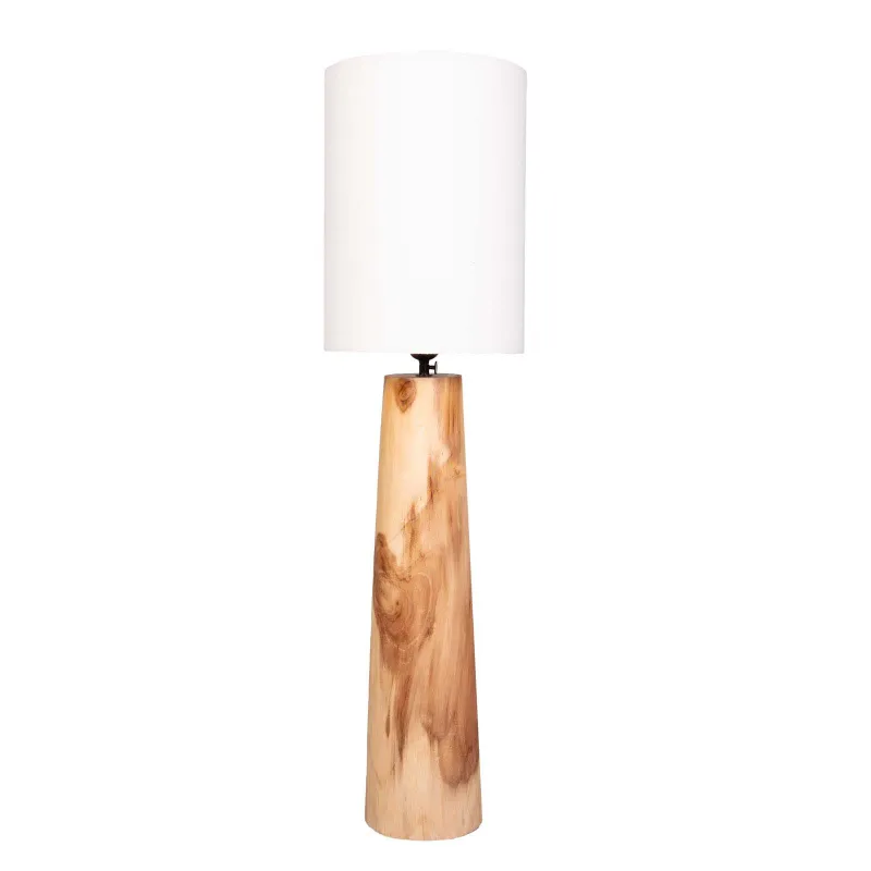 Lámpara de pie ISHA, NATURAL en Madera natural - Lámparas de pie, Uruguay | Le Blanc