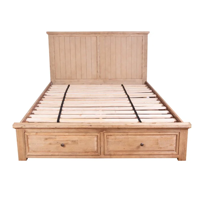 Cama C/ Cajones King Madera-acacia Natural-beige Westport en Madera natural - Dormitorio, Uruguay | Divino, vista 6