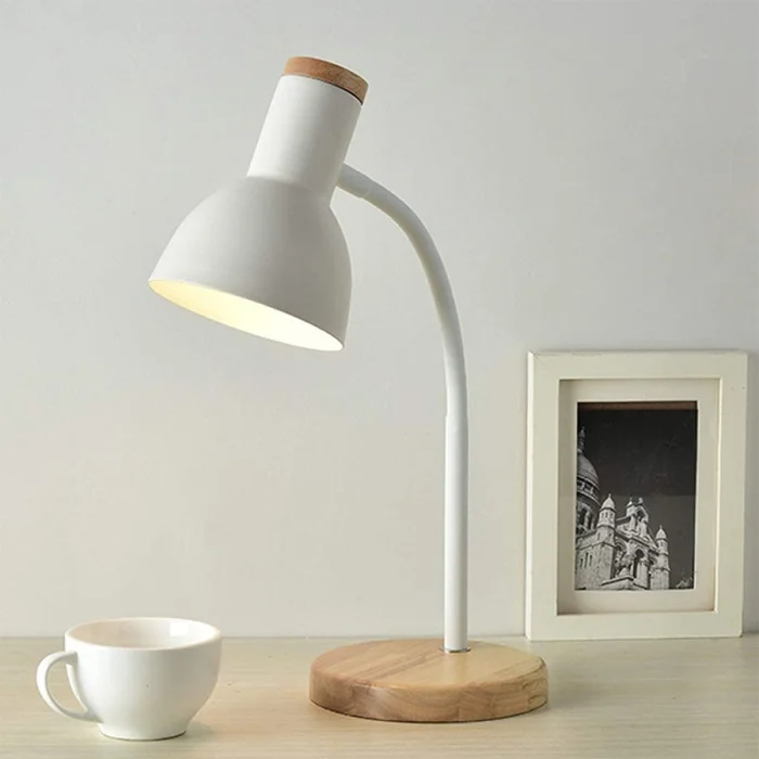 Lámpara De Mesa New Sofia Blanca en Blanco - Lámparas de mesa, Uruguay | Serlux, vista 3