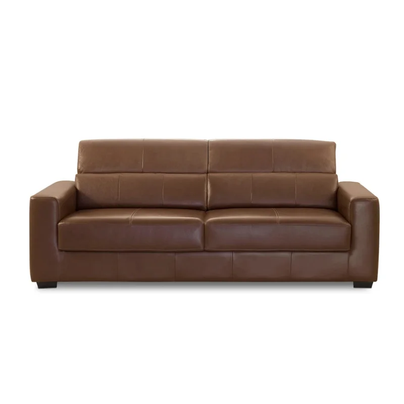 Sillón 100% Cuero - 2 Cuerpos - Berkley - Marrón en Marrón - Sillones y sofás, Uruguay | Ecowood, vista 4