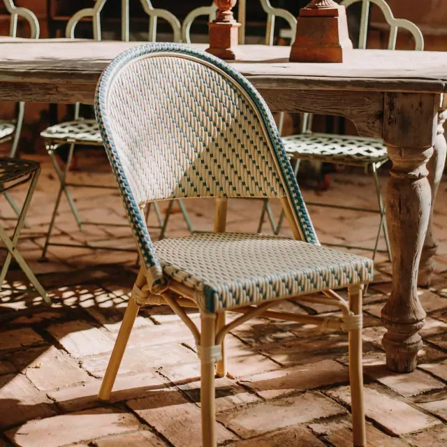 SILLA AMBITO AZUL /BEIGE OUTDOOR en Multicolor - Sillas, Uruguay | Sentido Jose Ignacio, vista 6