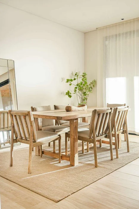 MESA COMEDOR APOLO - 2.00 X 1.00 MTS en Madera natural - Mesas de comedor, Uruguay | La Iberica, vista 8
