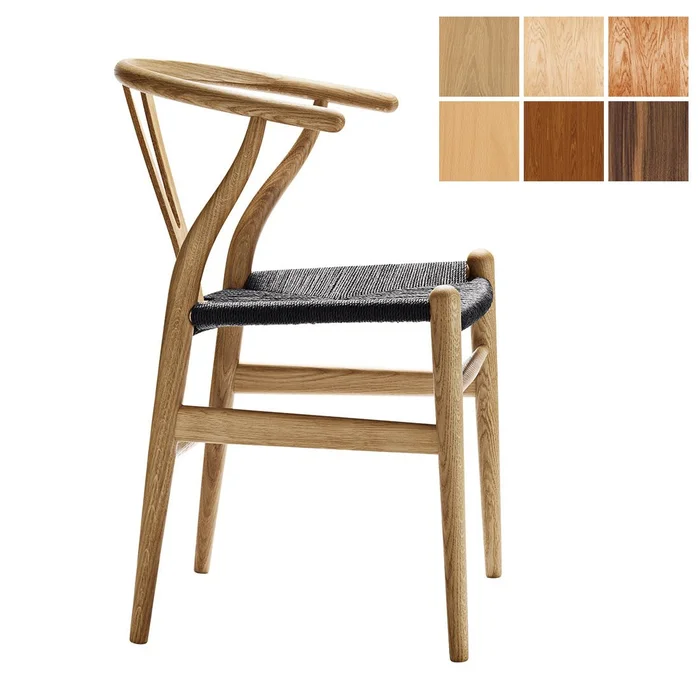 Wishbone | Hans Wegner en Madera natural - Sillas, Uruguay | Mad for Modern