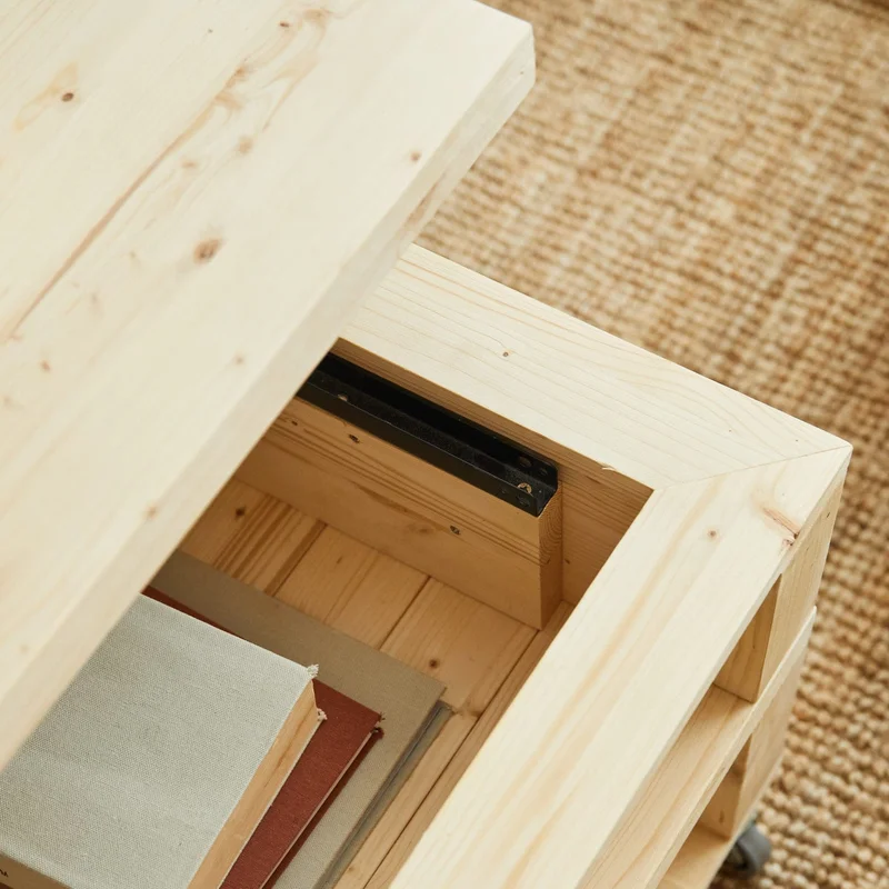 Mesa elevable Meike en Madera natural - Mesas de living, Uruguay | Tree House Deco, vista 6