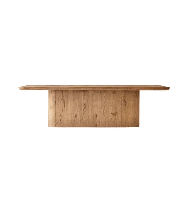 MESA COMEDOR OSLO RECT en Madera natural - Mesas de comedor, Uruguay | Más Infinito Casa
