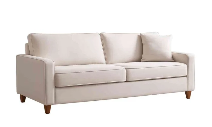 Sofá 3 cps DESIREE - Beige en Beige - Sillones y sofás, Uruguay | Finkel