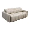 Sillón de cuero 3 cuerpos Masom - Beige en Beige - Sillones y sofás, Uruguay | Nario Hogar, vista 3 de 4