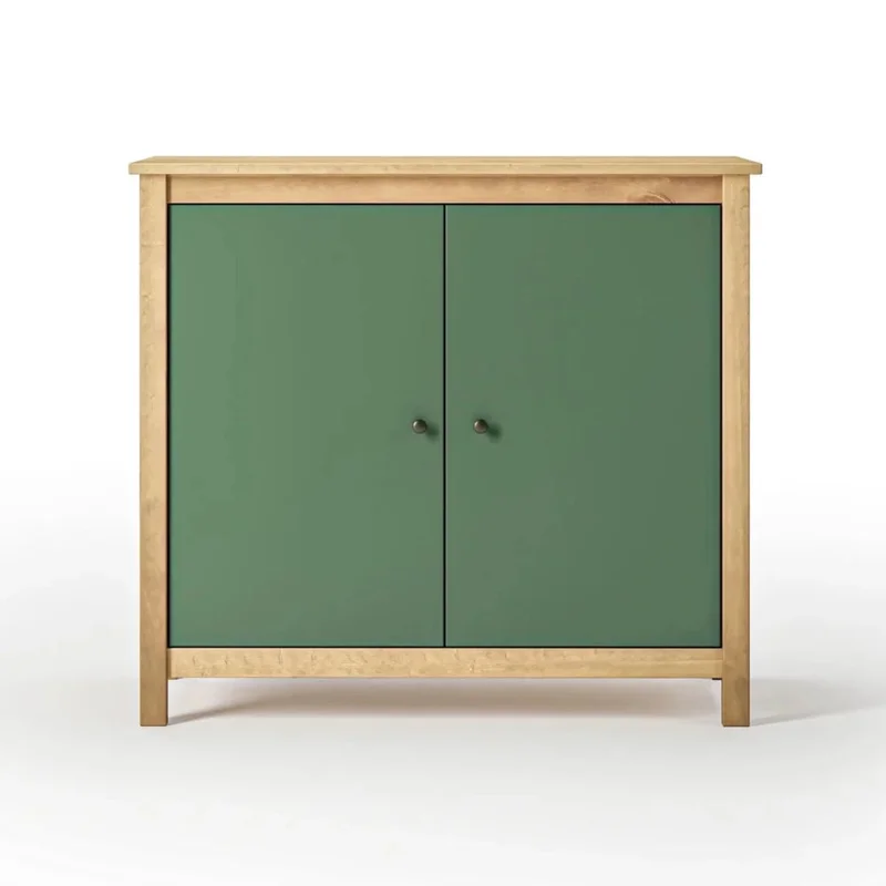 Cómoda 2 Puertas - Línea Maden - Verde en Verde - Cómodas, Uruguay | Ecowood, vista 3