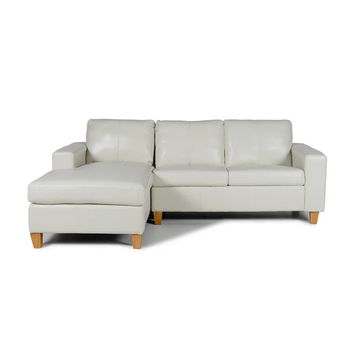 Rinconera Royale - Cuero Básico - Chaise Izquierdo - 509 (Off White) en Beige, Uruguay | NYR, vista 2