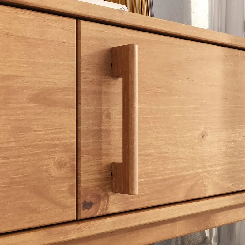 Rack TV 180CM Trega - Madera Maciza en Madera natural - Muebles para TV, Uruguay | Balton, vista 7