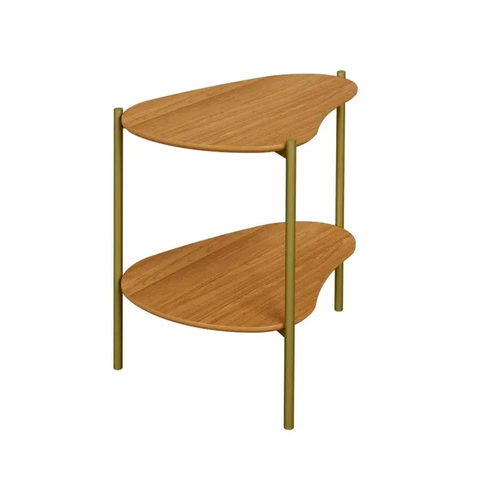 Mesa Auxiliar Esquinera Organica Florencia 60CM en Madera natural - Mesas de living, Uruguay | Balton, vista 3