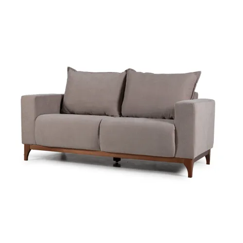 Sofá Oregon - Tela Microfibra - 2 cuerpos - FX4-11 (Tostado) en Beige - Sillones y sofás, Uruguay | NYR