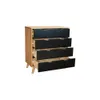 Comoda 4 Cajones - Línea Berlin - Negro en Negro - Cómodas, Uruguay | Ecowood, vista 4 de 5