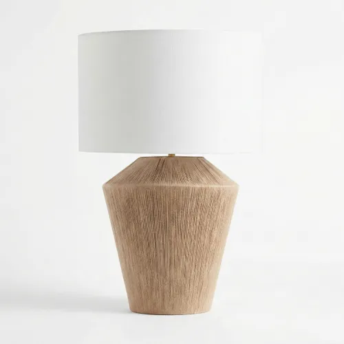 Lámpara de Mesa Nativo Jute Cone en Beige - Lámparas de mesa, Uruguay | La Perla