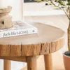 MESA AUXILIAR IRREGULAR TRONCO - OLMO en Madera natural - Mesas de luz, Uruguay | La Iberica, vista 2 de 14