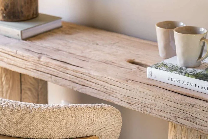 MESA DE ARRIMO /CONSOLA SILVESTRE - 1.50 MTS en Madera natural - Bibliotecas, Uruguay | La Iberica, vista 20