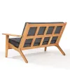 SOFA LOTUS 2 LUGARES ACQUABLOCK NEGRO 144x87x86CM JATOBA - Muebles para el exterior, Uruguay | Vinibel, vista 4 de 10