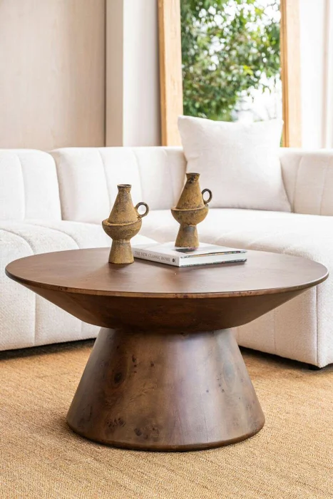 MESA ROOT - 83 X 42 CMS en Marrón - Mesas de living, Uruguay | La Iberica