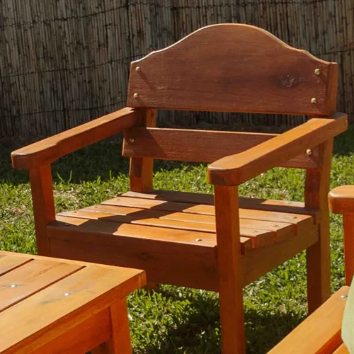 Sillón clásico de 1 cuerpo — Serra Amoblamientos en Marrón - Muebles para el exterior, Uruguay | Serra Amoblamientos