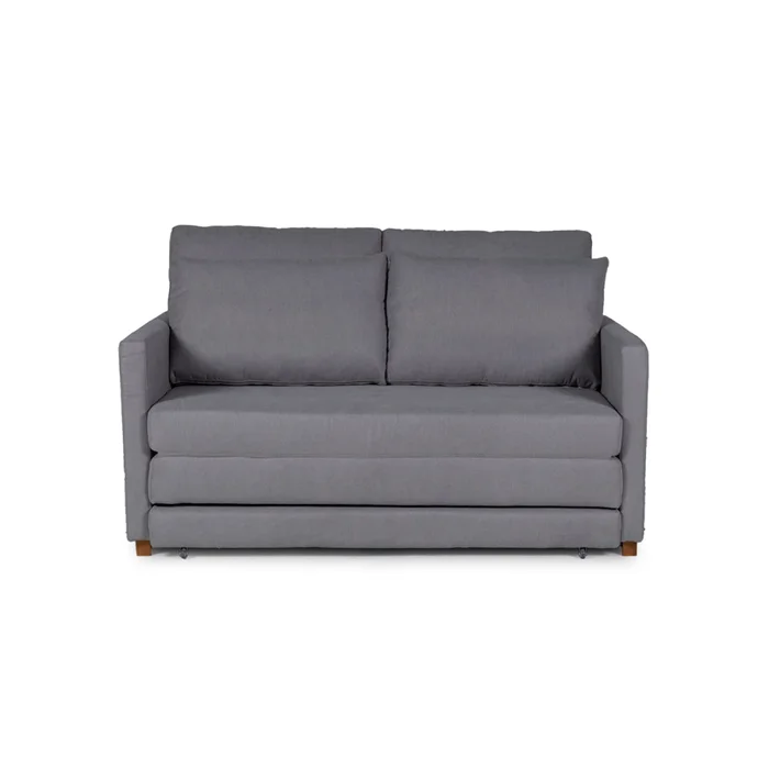 Sofá Cama Niki - Tela Microfibra - 9903 (Soft Gris) en Gris - Sillones y sofás, Uruguay | NYR, vista 2