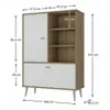 Zapatera 2 Puertas Nogal/Blanco - Respaldos de cama, Uruguay | Que Sal Muebleria, vista 11 de 11