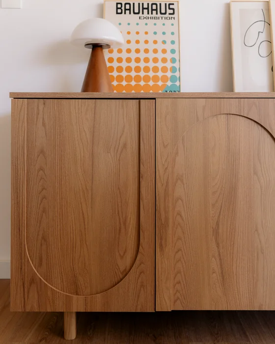 Aparador Buffet Arco 120 cm – Olmo en Madera natural - Aparadores y recibidores, Uruguay | Berna home, vista 3