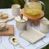 Kit desayuno con vaso de cerámica, apoya cucharas, plato y cucharita - Decoración, Uruguay | Dreams On Time, vista 4 de 46