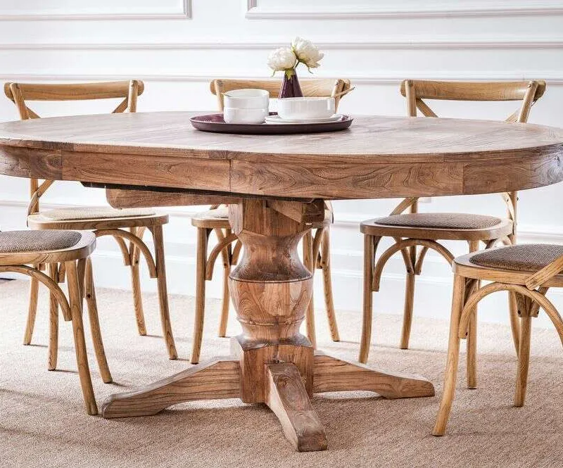 MESA COMEDOR EXTENSIBLE - 1.20 A 1.70 MTS - OLMO - Mesas de comedor, Uruguay | La Iberica