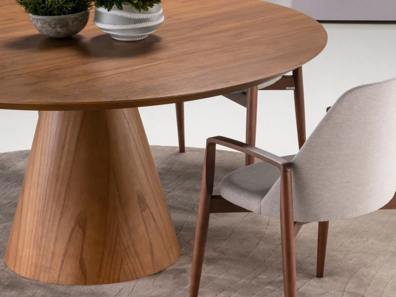 Mesa Aqua en freijo o vidrio - Mesas de comedor, Uruguay | Arquetipo, vista 6
