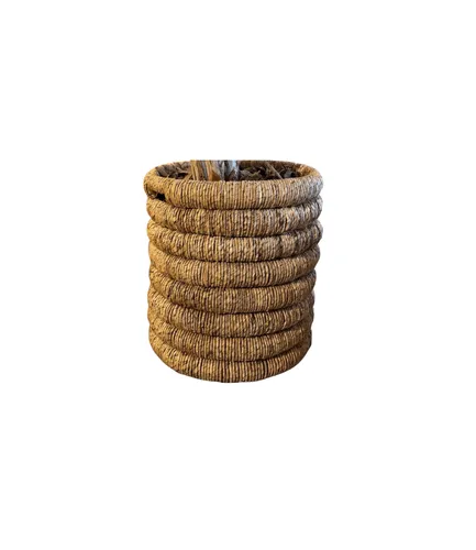 CANASTO CRAFTS TRENZADO ESPIRAL NAT en Madera natural - Canastos, Uruguay | Masinfinito Casa