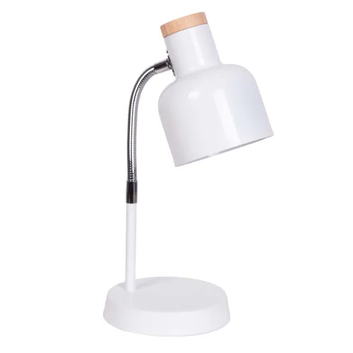 Lámpara De Escritorio Metal Blanco Lt94087 en Blanco - Lámparas de mesa, Uruguay | Divino