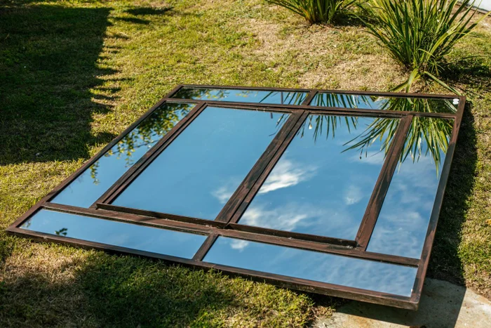 Espejo Ventana - Zainas en Marrón - Espejos, Uruguay | Zainas