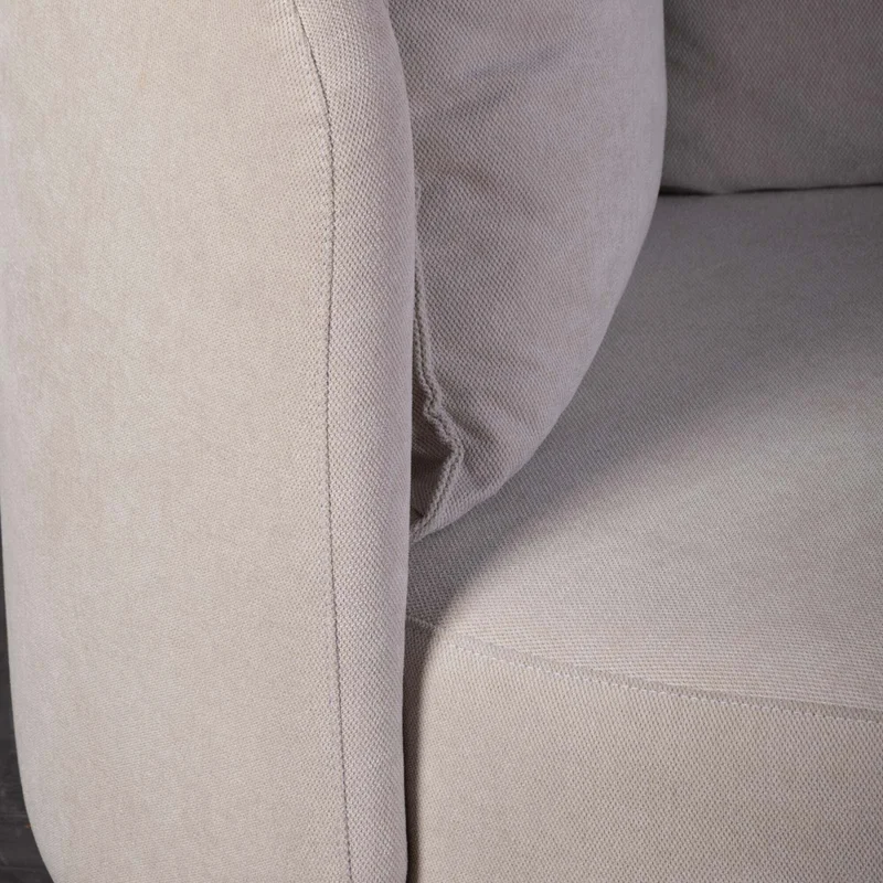 Butaca 1 Cuerpo Tela Natural-beige Luna Natural en Madera natural - Sillones y sofás, Uruguay | Divino, vista 4