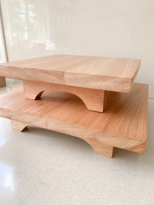 Base cuadrada de madera 25x25cm en Madera natural - Decoración, Uruguay | Dreams On Time, vista 6