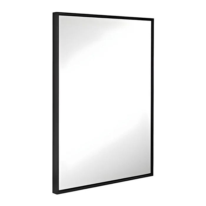 ESPEJO ALUMINIO 60x90CM NEGRO en Negro - Espejos, Uruguay | Decohogar
