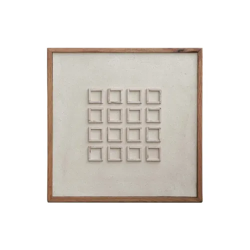 Cuadro Madera Natural-beige Fe8515 en Blanco - Decoración de pared, Uruguay | Divino