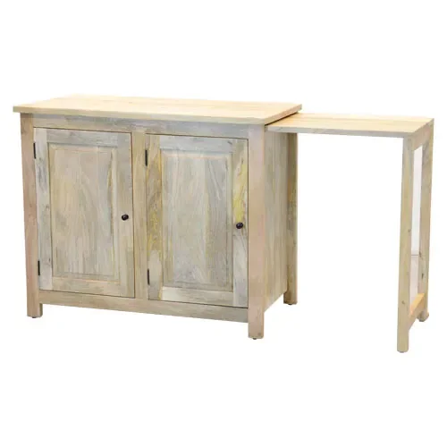 A172 Aparador + barra 110x55x92 en Madera natural - Aparadores y recibidores, Uruguay | Victoriana, vista 3