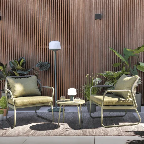 Set de Balcón Andros Verde en Verde - Muebles para el exterior, Uruguay | Naterial Uruguay