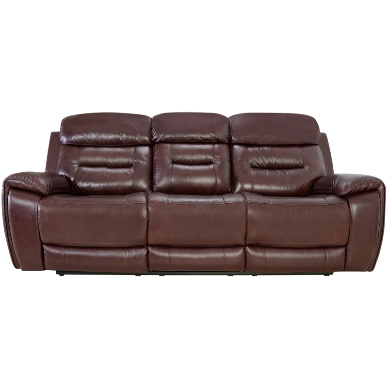 Sillón 3 Cuerpos Cuero Memphis Chocolate en Marrón - Sillones y sofás, Uruguay | Divino, vista 4