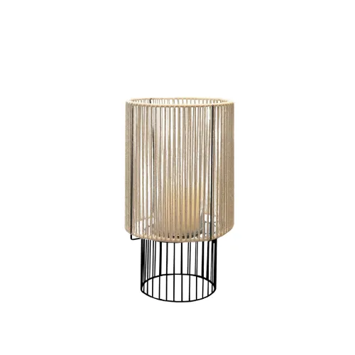 FANAL CILINDRICO METAL/CUERDA D15x27CM - Jarrones, Uruguay | Koz