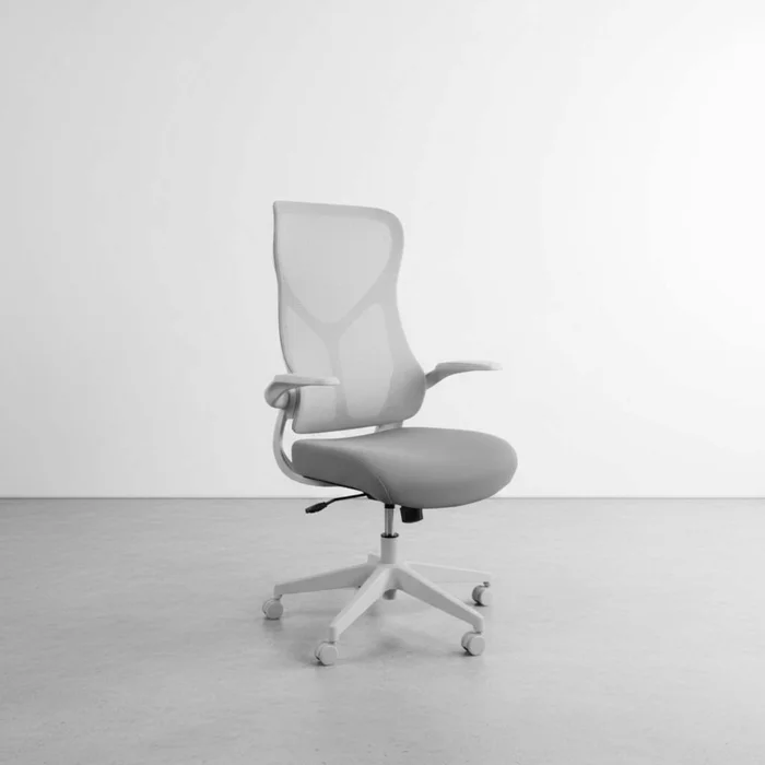 Silla De Oficina Malla-y-metal Gris 3699f en Gris - Sillas de escritorio, Uruguay | Divino