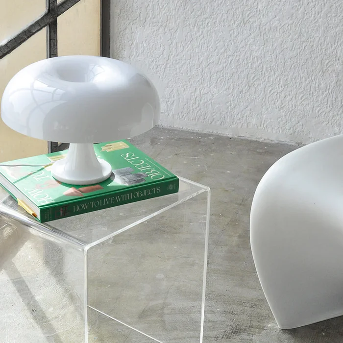 Lampara de mesa retro Mushroom - blanco en Blanco - Lámparas de mesa, Uruguay | Buho Store, vista 6