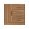 Comodas Cajoneras 4 Cajones Living Dormitorio Montevideo en Madera natural - Cómodas, Uruguay | Lais Muebles, vista 2 de 5